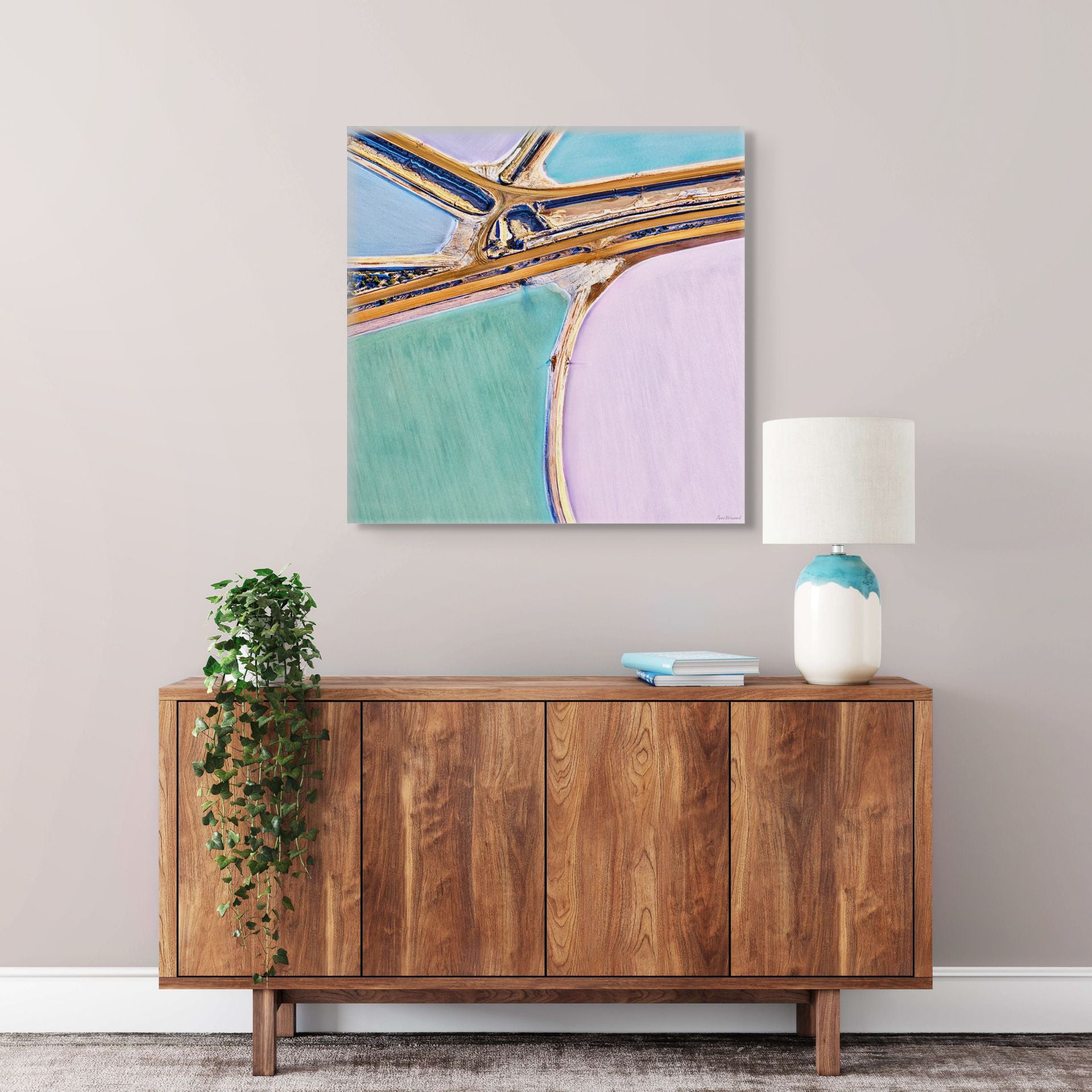 Fine art aerial photo abstract geometry