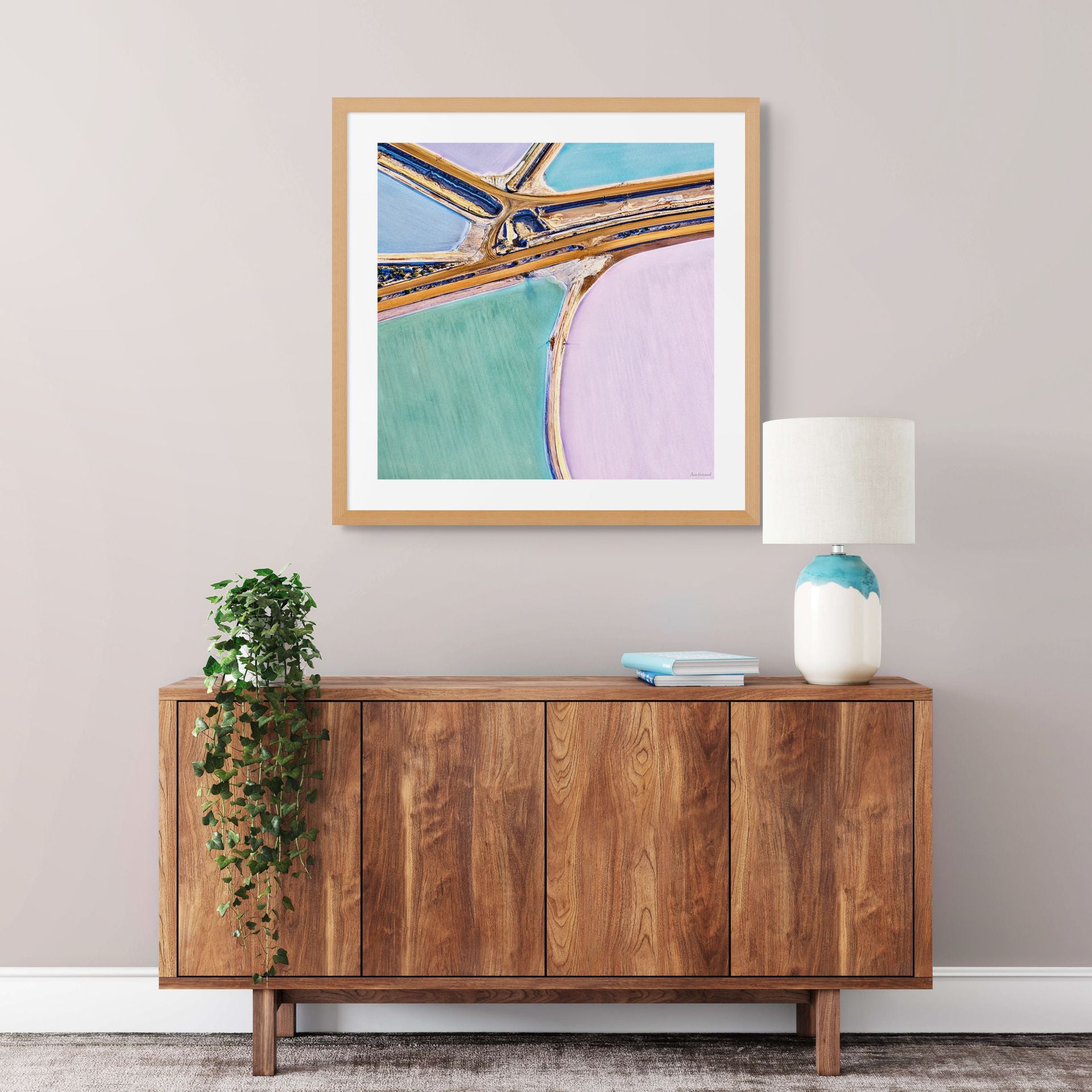 Pastel colour aerial fine art photography