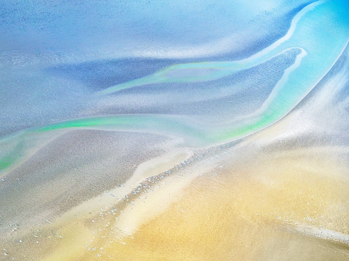 Intertwined between tides aerial photography