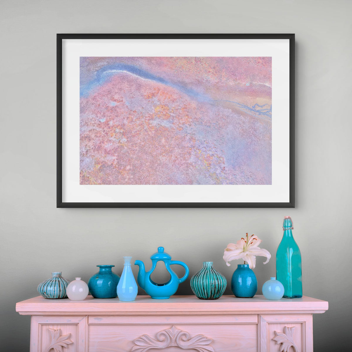 pastel aerial landscape photography