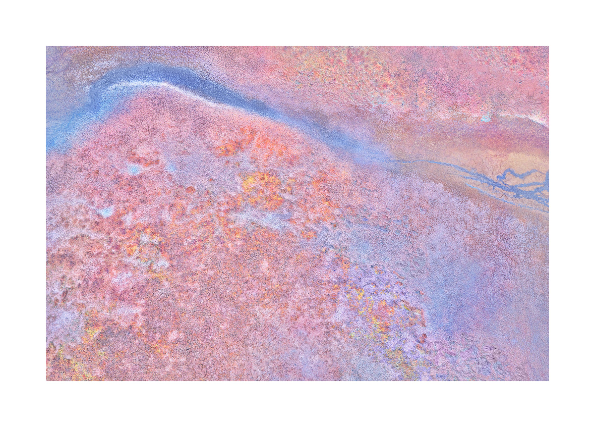 abstract earth patterns from above