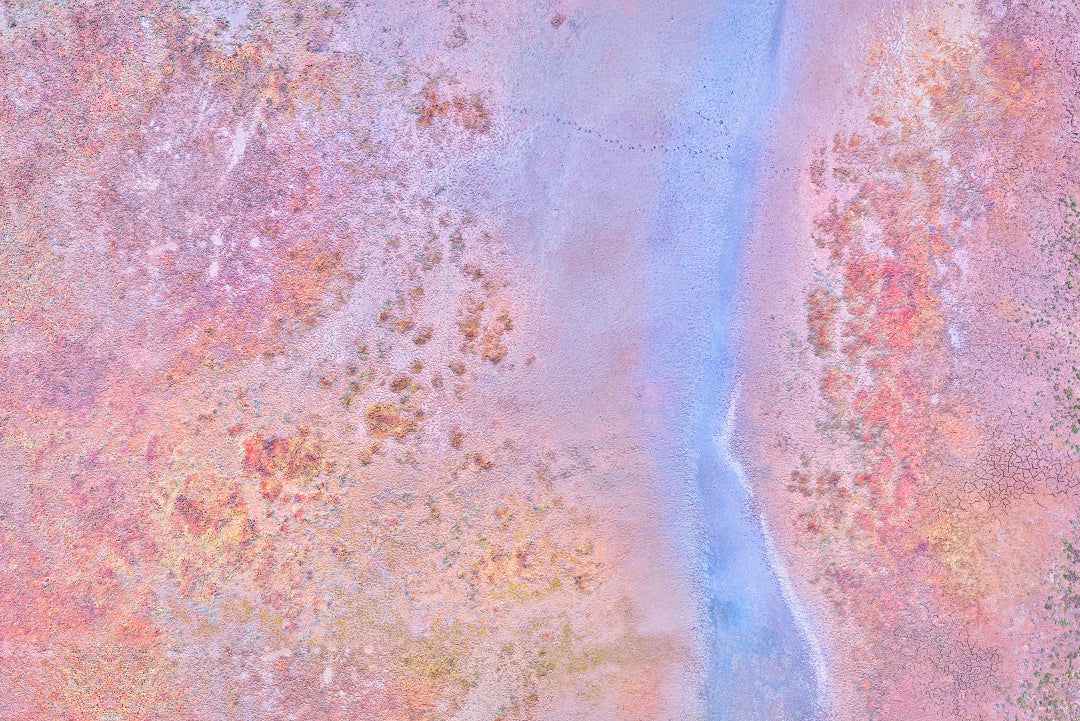 Lavender Passage Painted Earth aerial photography