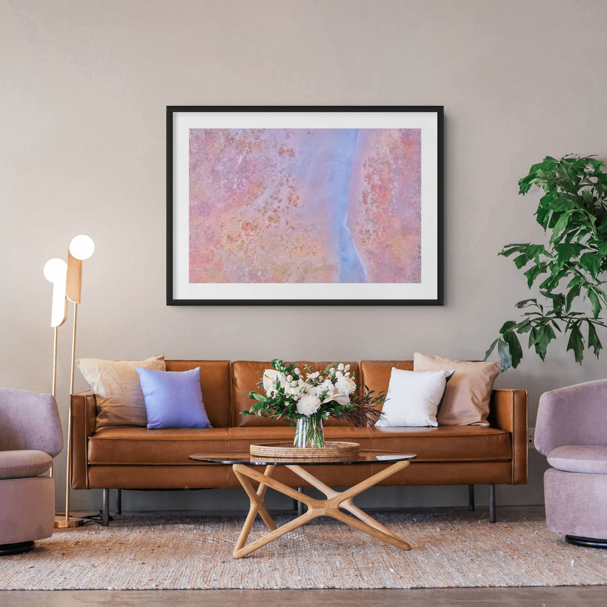 pastel aerial fine art landscape