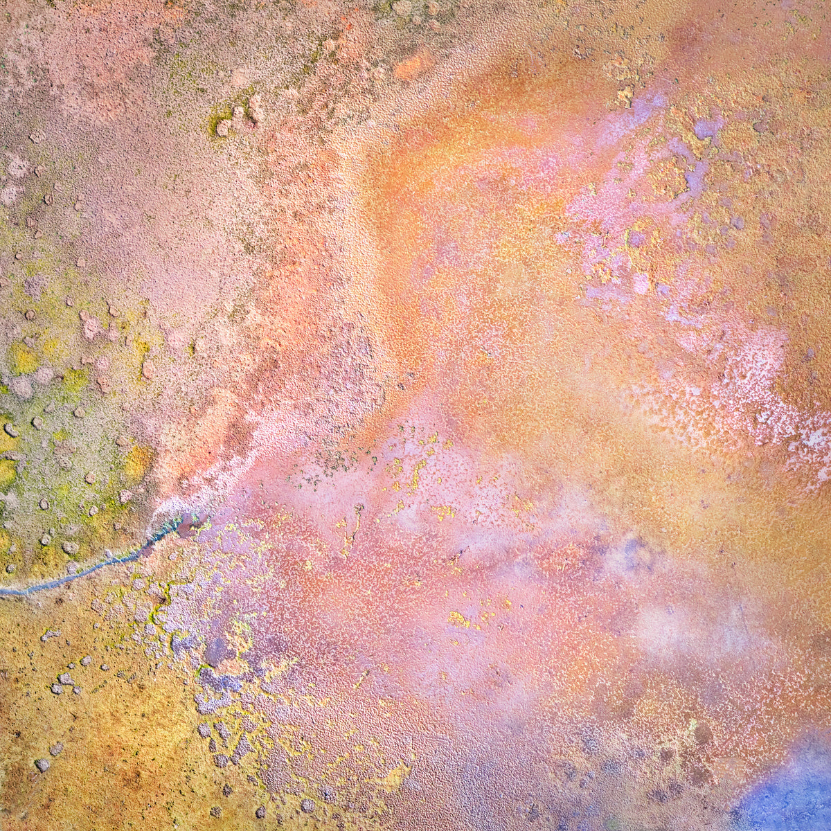 Lilac Dust Mineral Bloom aerial photography