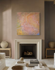 lilac and gold abstract landscape photography