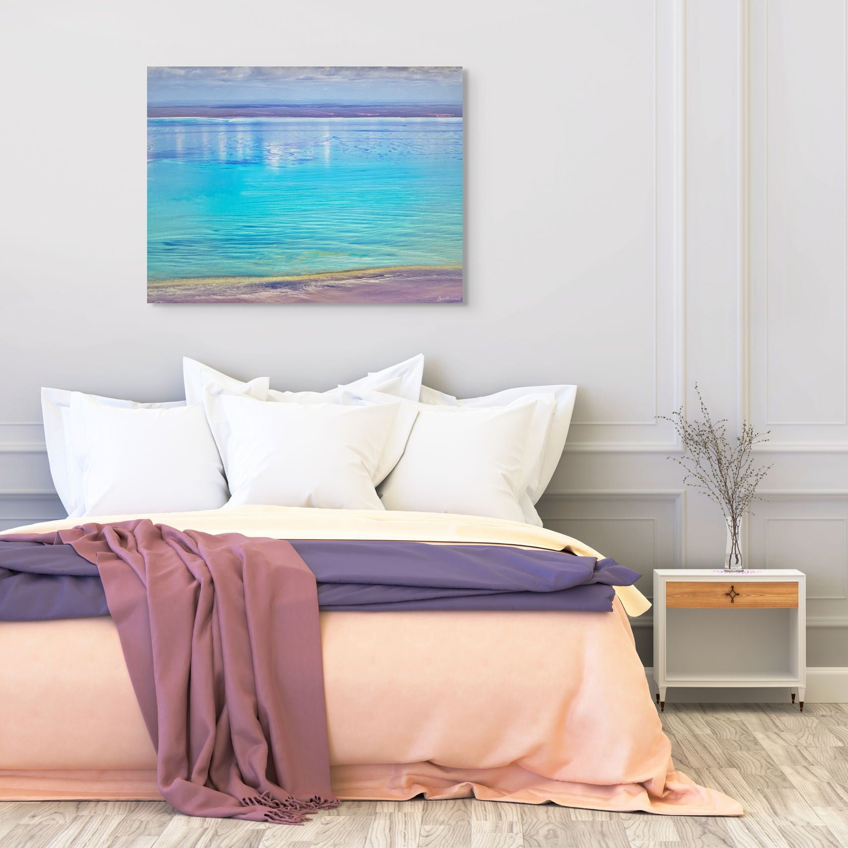 Minimalist ocean-inspired fine art image