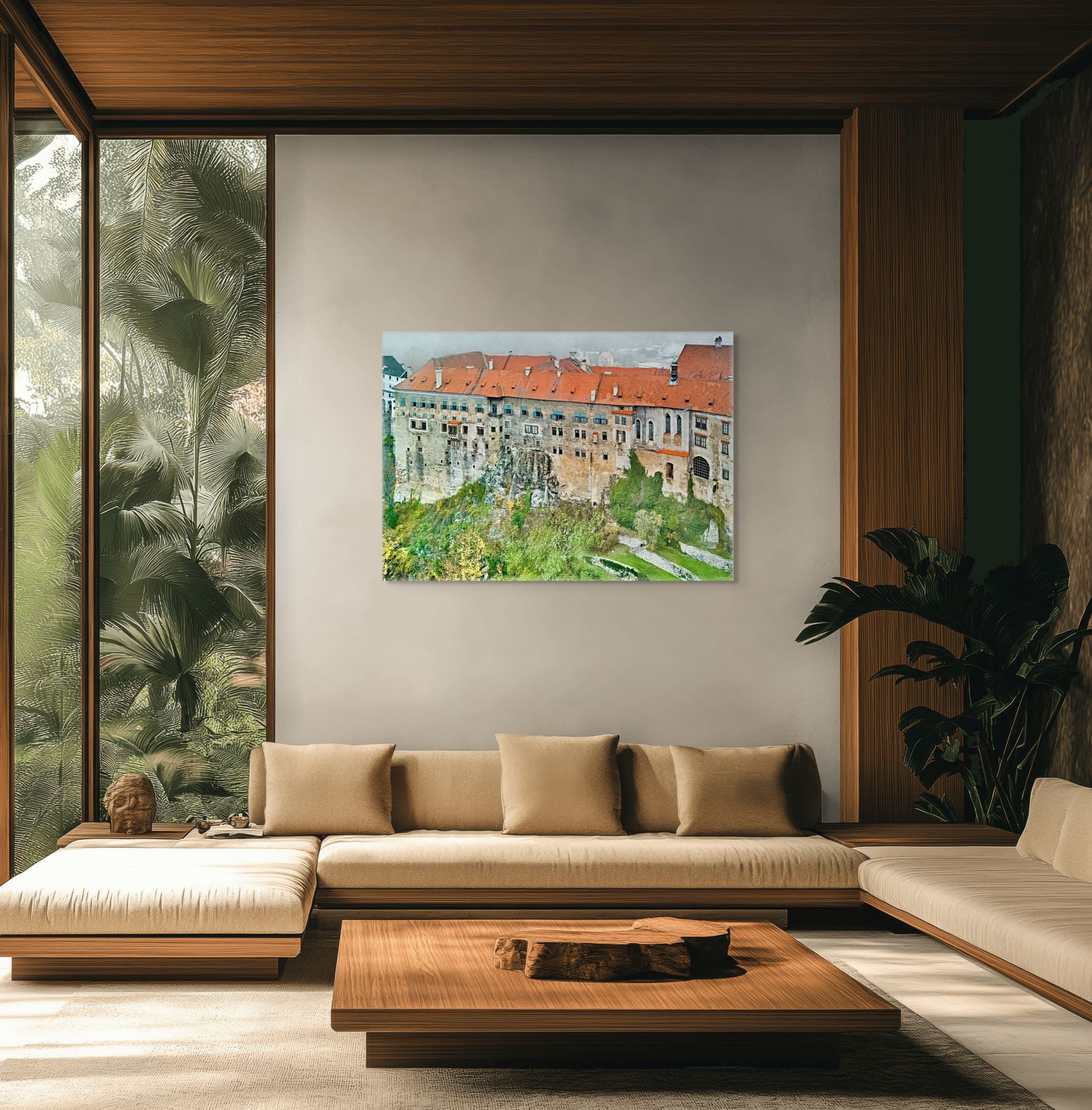 Czech Republic castle wall art