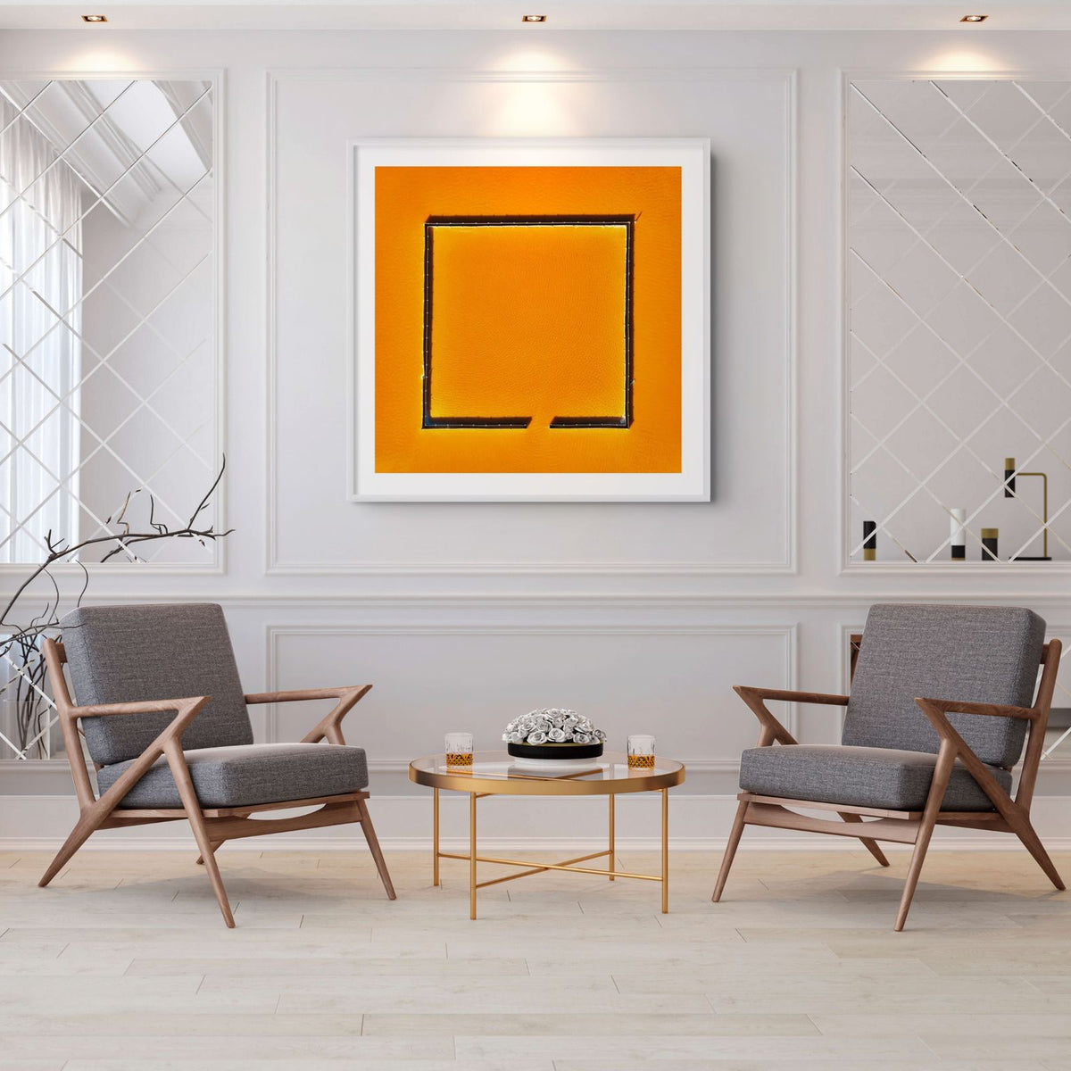 orange contemporary fine art photography