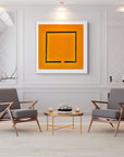 orange contemporary fine art photography