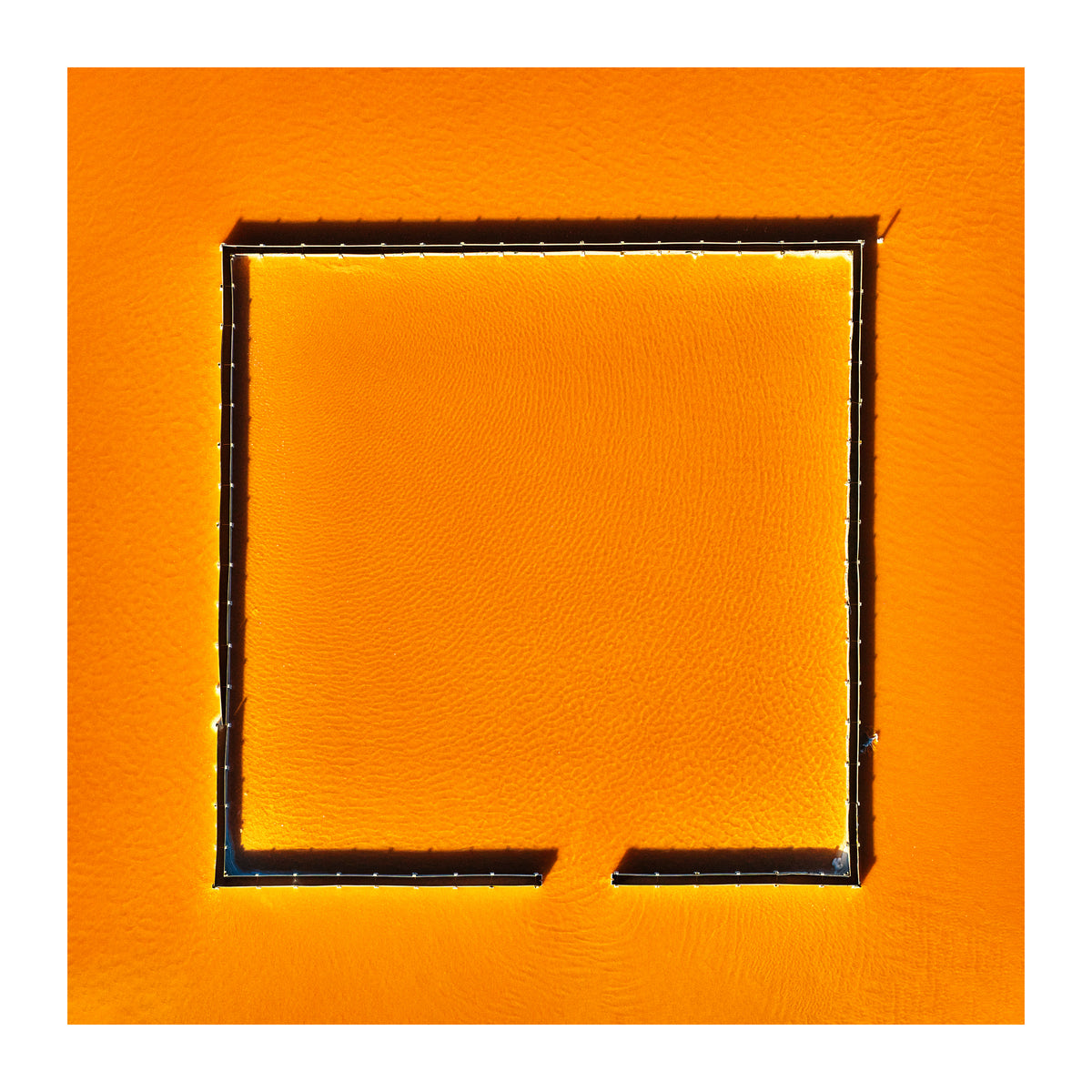 orange geometric abstract aerial landscape square fine art photography