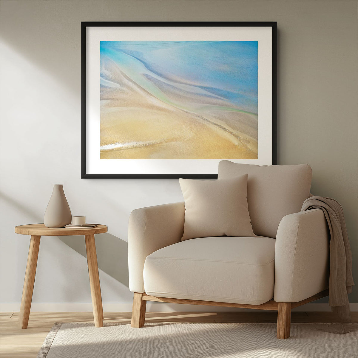 shallow tidal water fine art photography