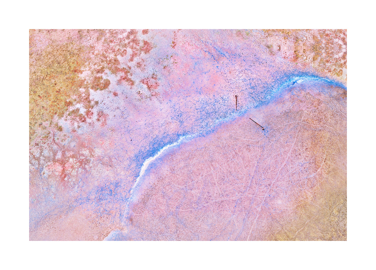abstract earth patterns viewed from above