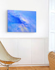 Blue and lavender fine art aerial photograph by Anne Neiwand