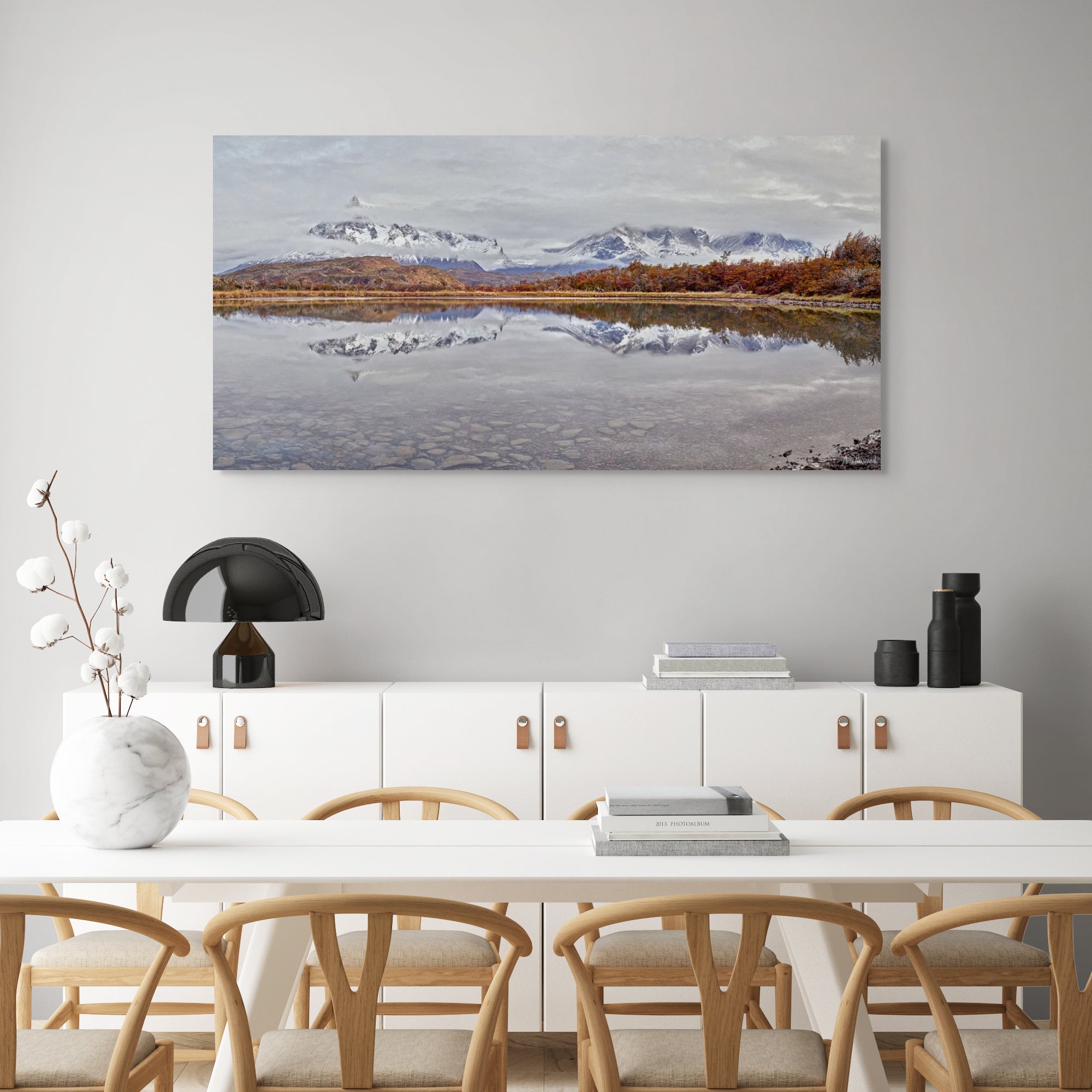 landscape photograph of patagonia andes