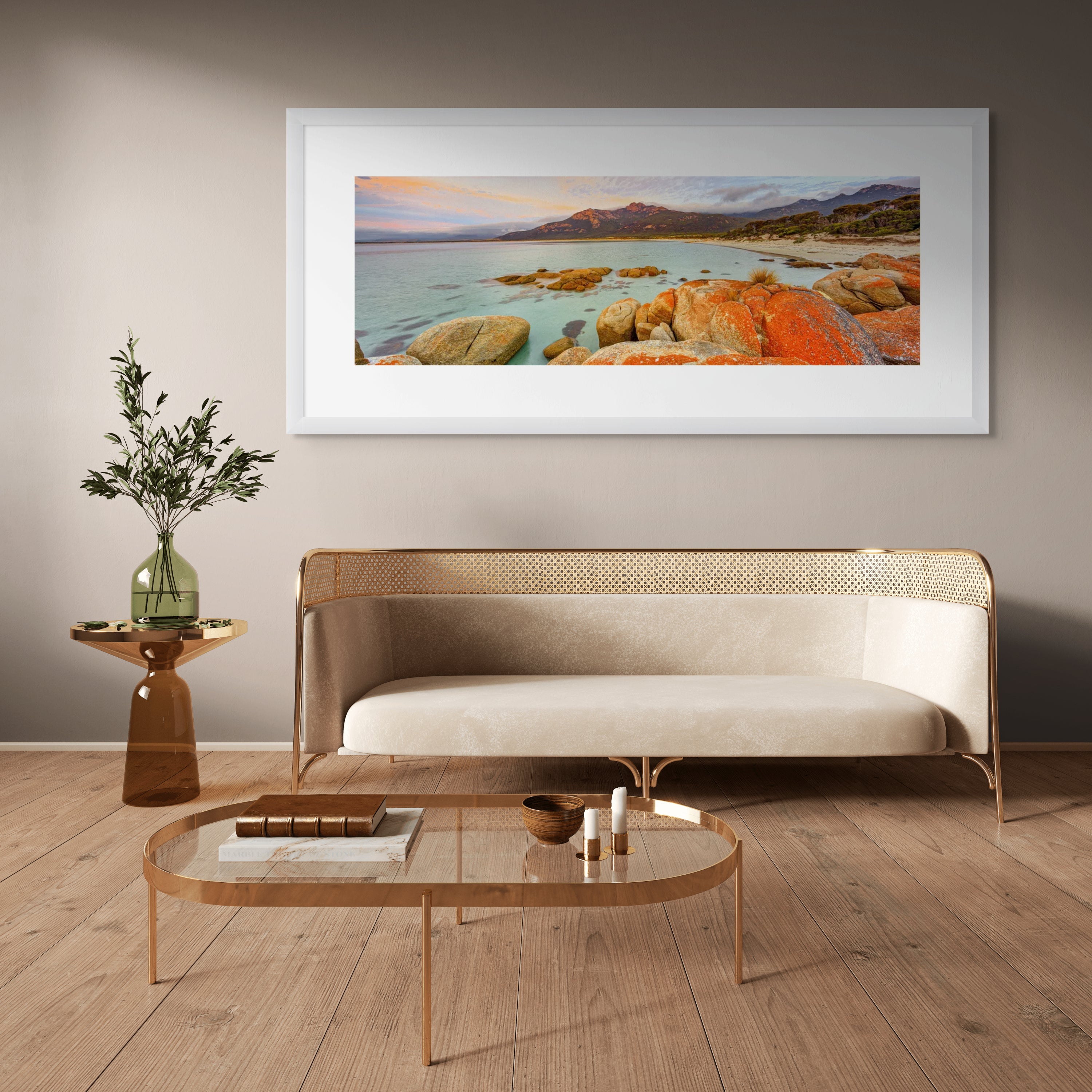 Flinders Island panoramic artwork