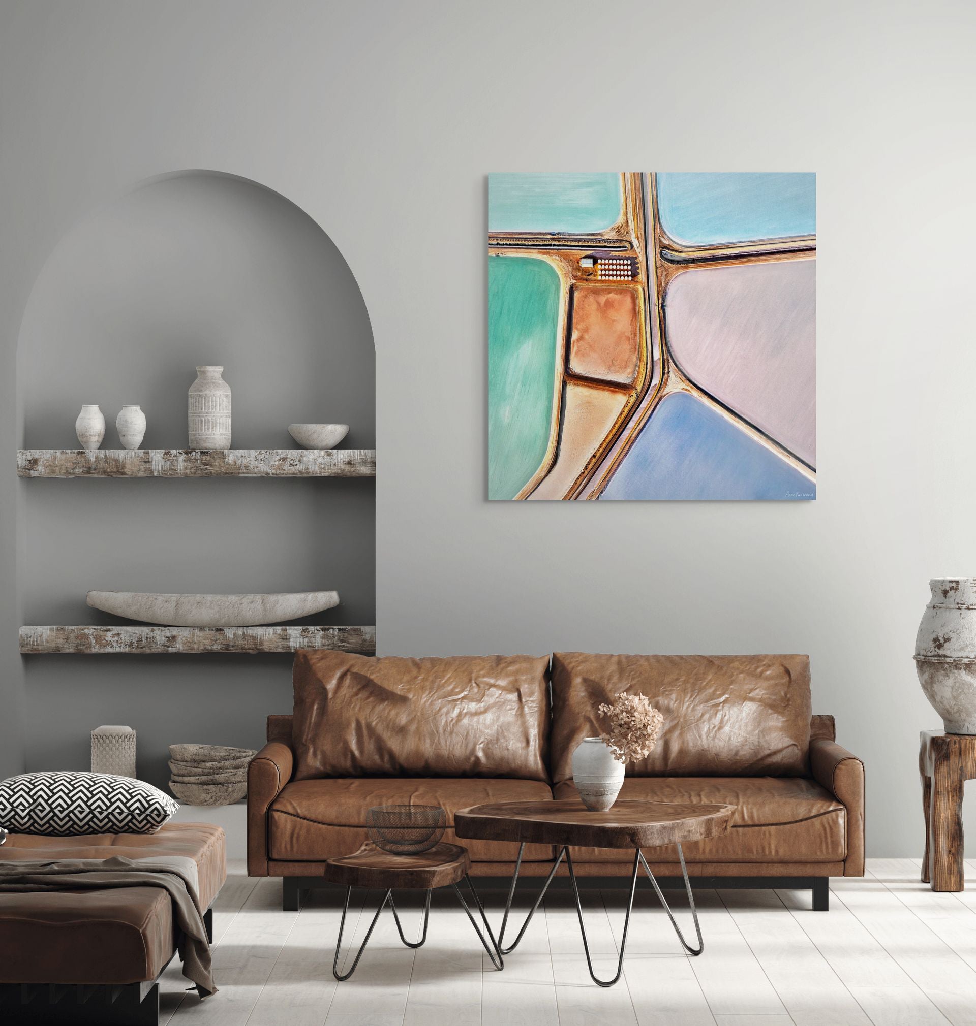 Industrial patterns from above