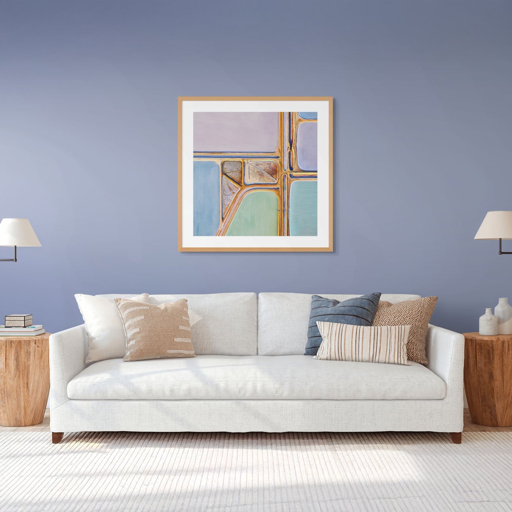 Abstract earth patterns Shark Bay Australia