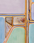 Aerial photograph of Shark Bay salt ponds