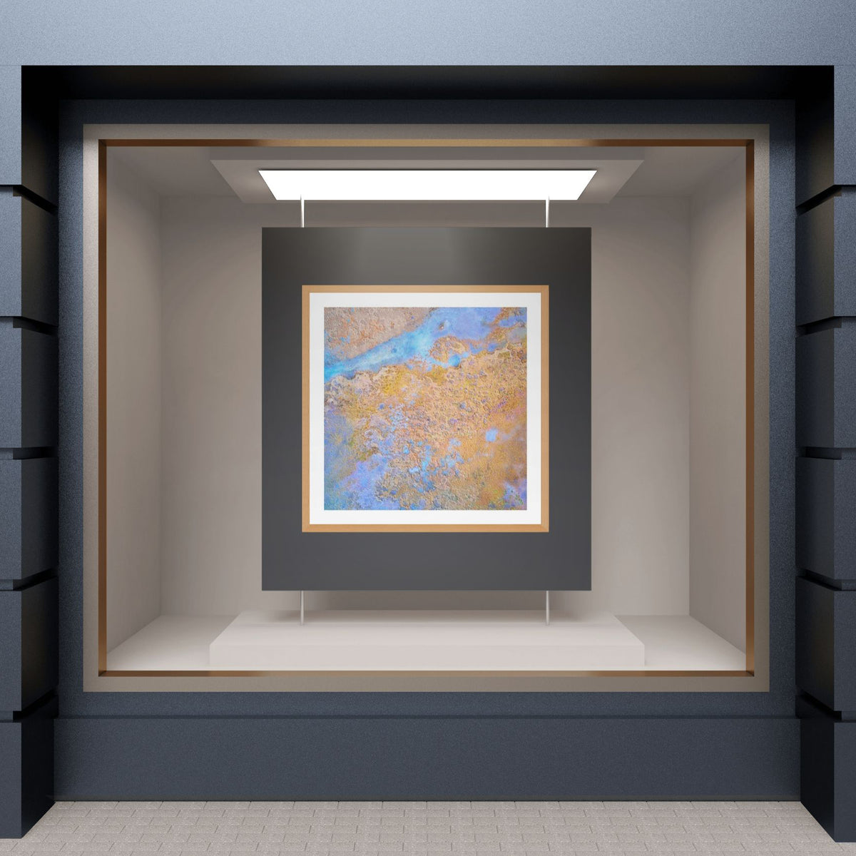colourful mineral landscape from above by Anne Neiwand Photography