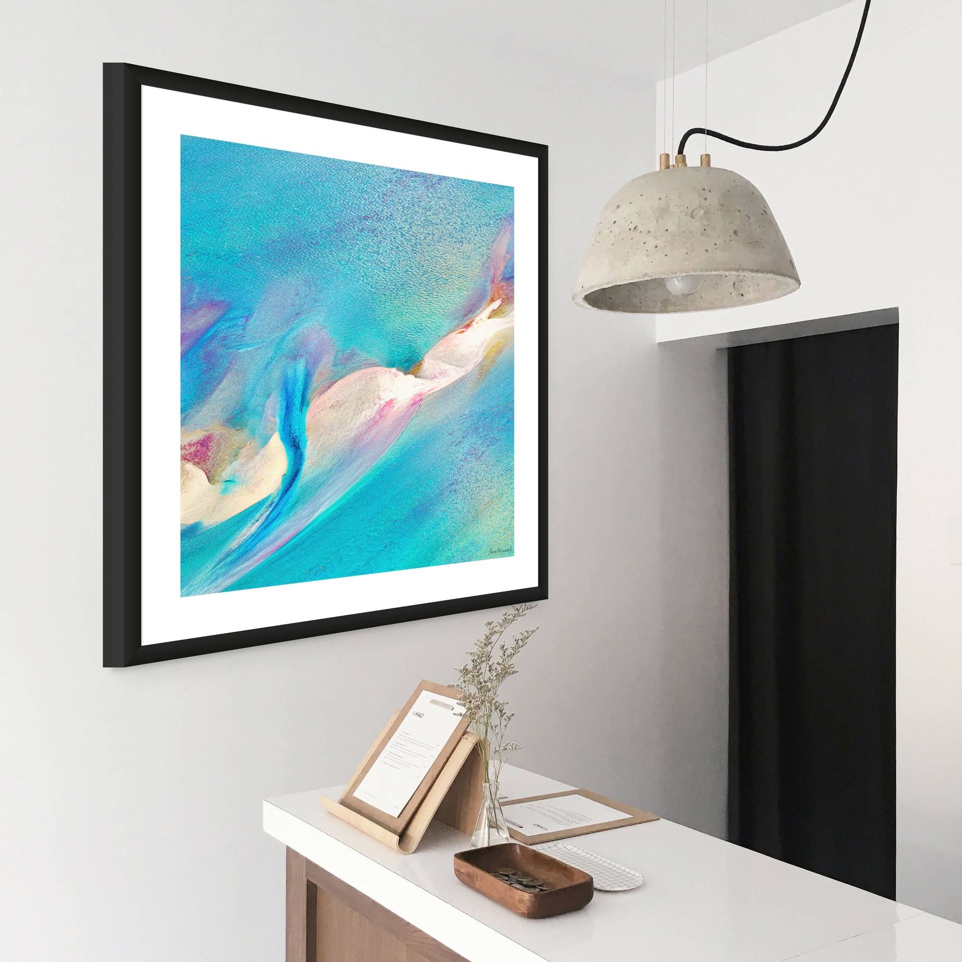 Abstract ocean patterns from above