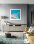 serene ocean-inspired wall art