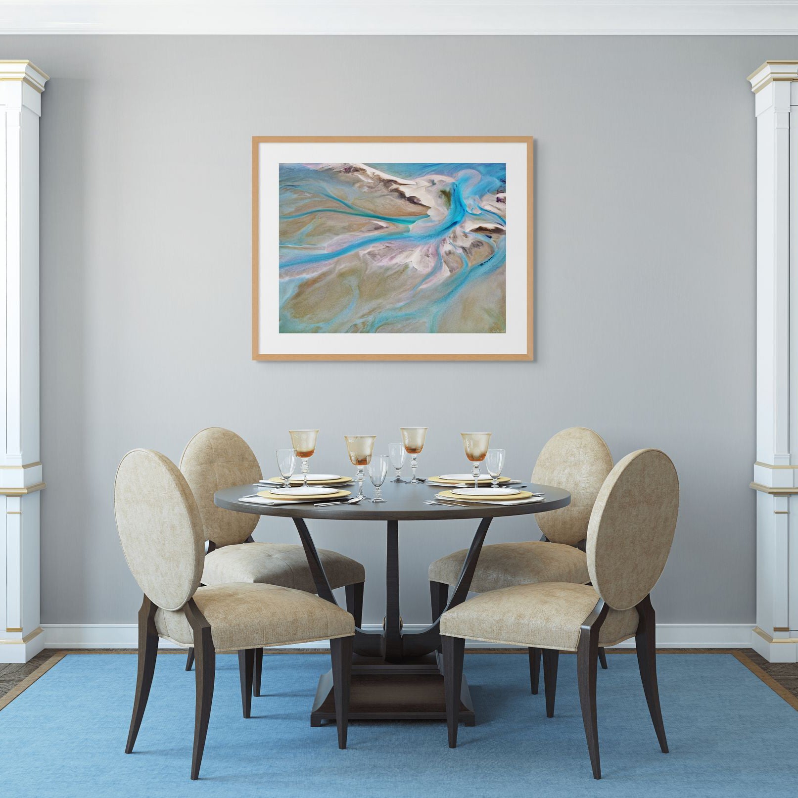 Tidal flats fine art image