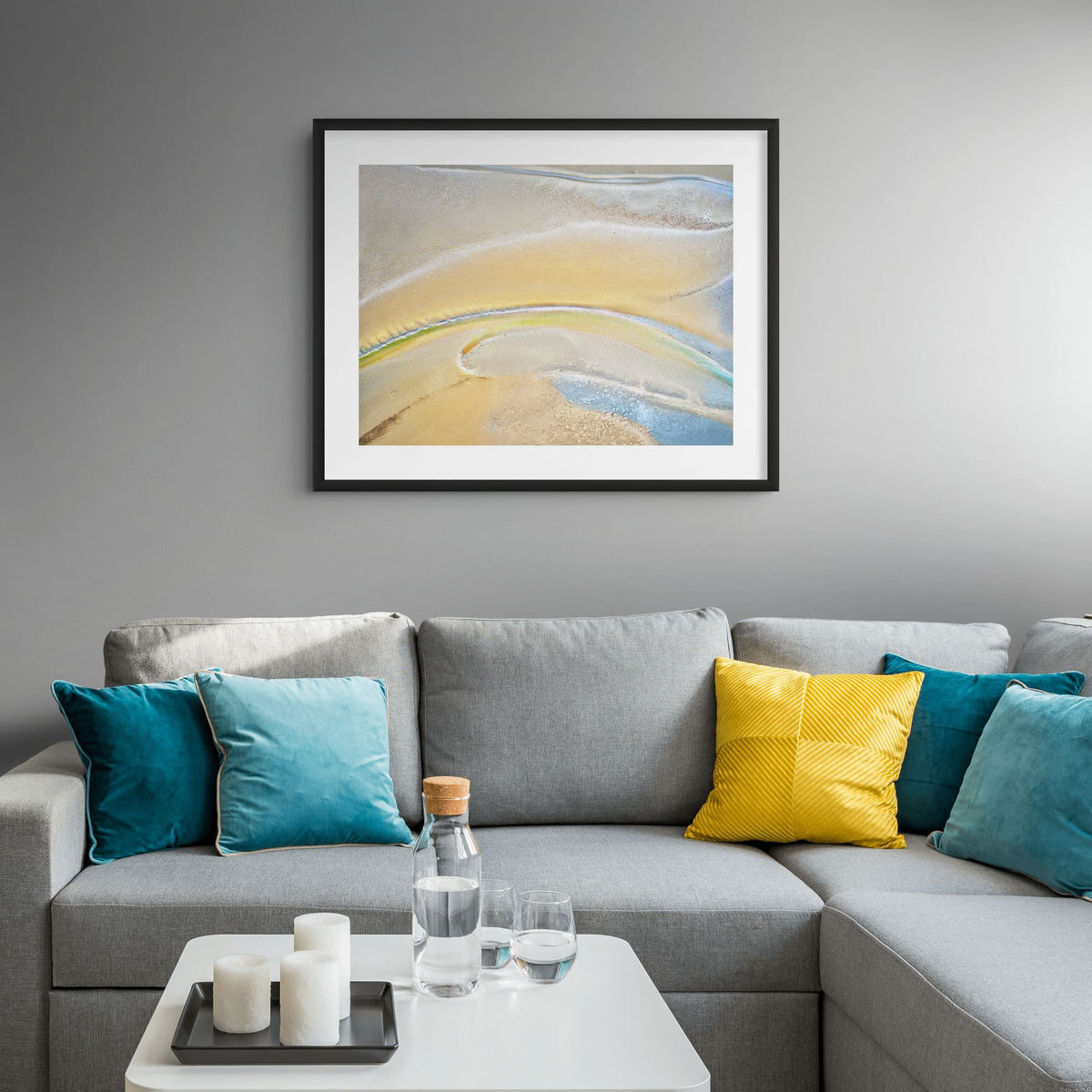 golden tidal landscape fine art photography