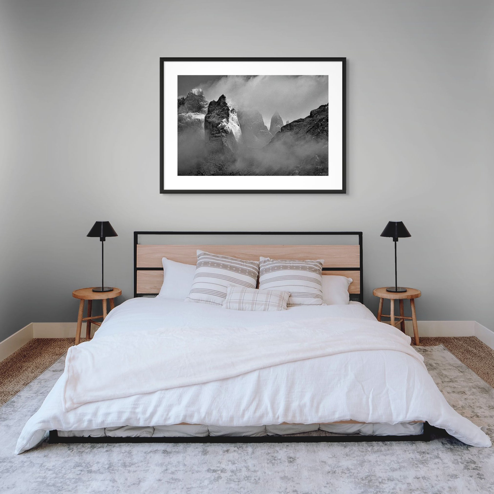 Dramatic fine art mountain print