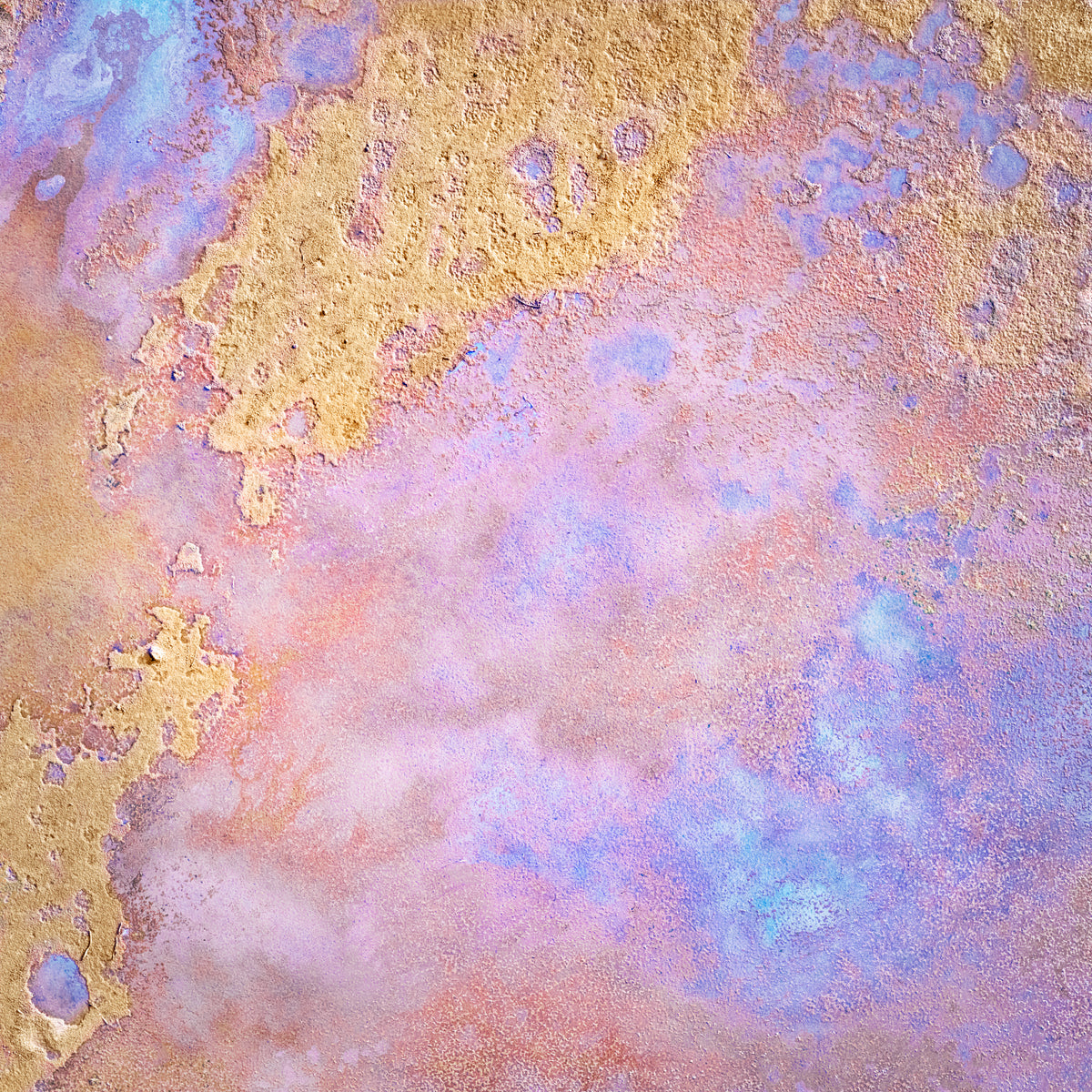 Violet Wash Mineral Bloom aerial photography
