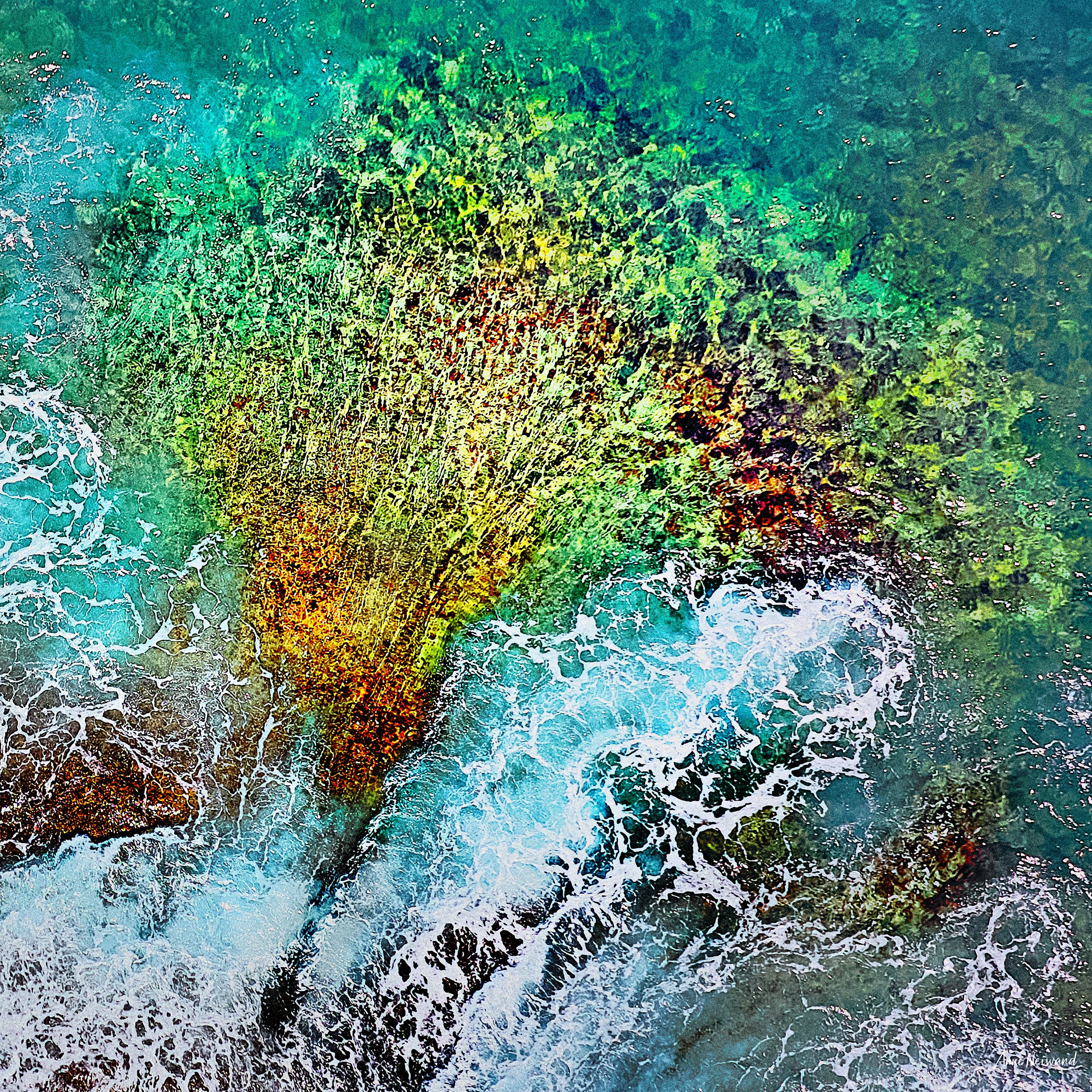 aerial ocean photography abstract