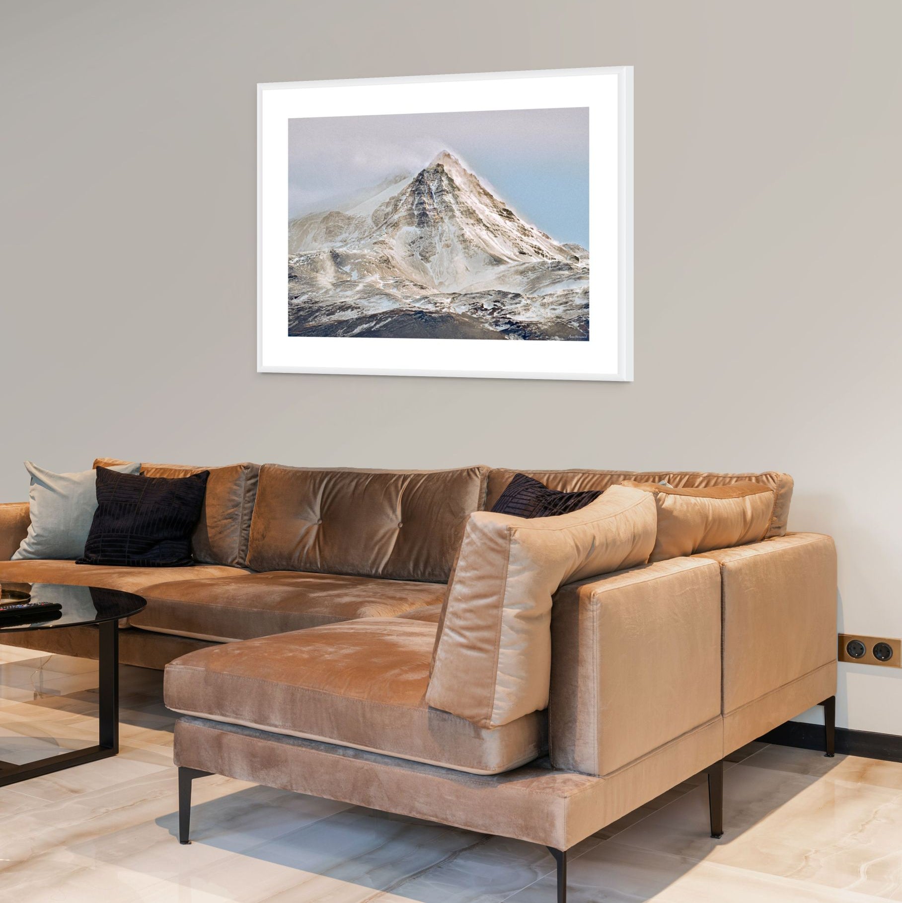 soft light and shadows patagonian range