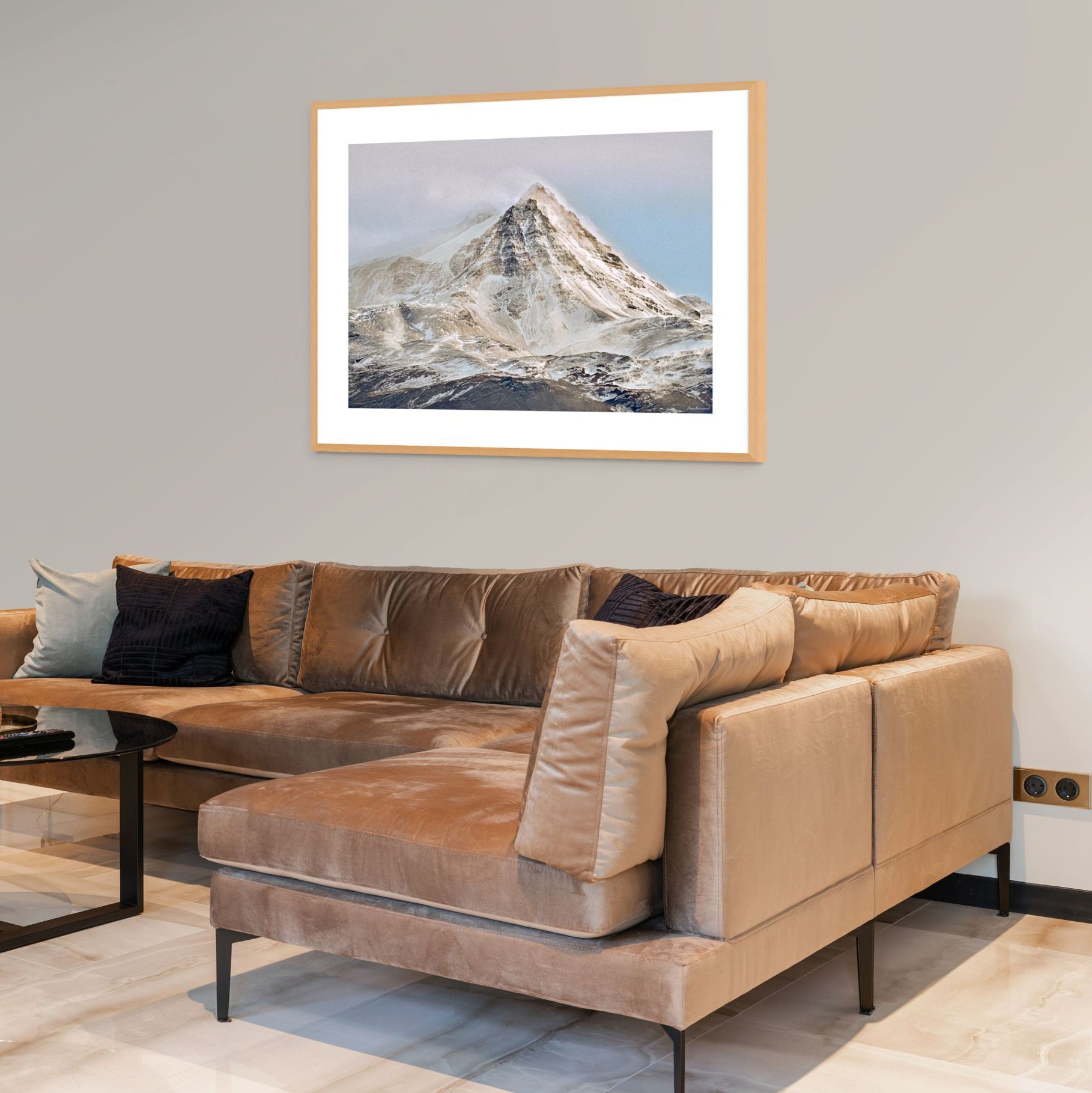 subtle tones landscape wall art