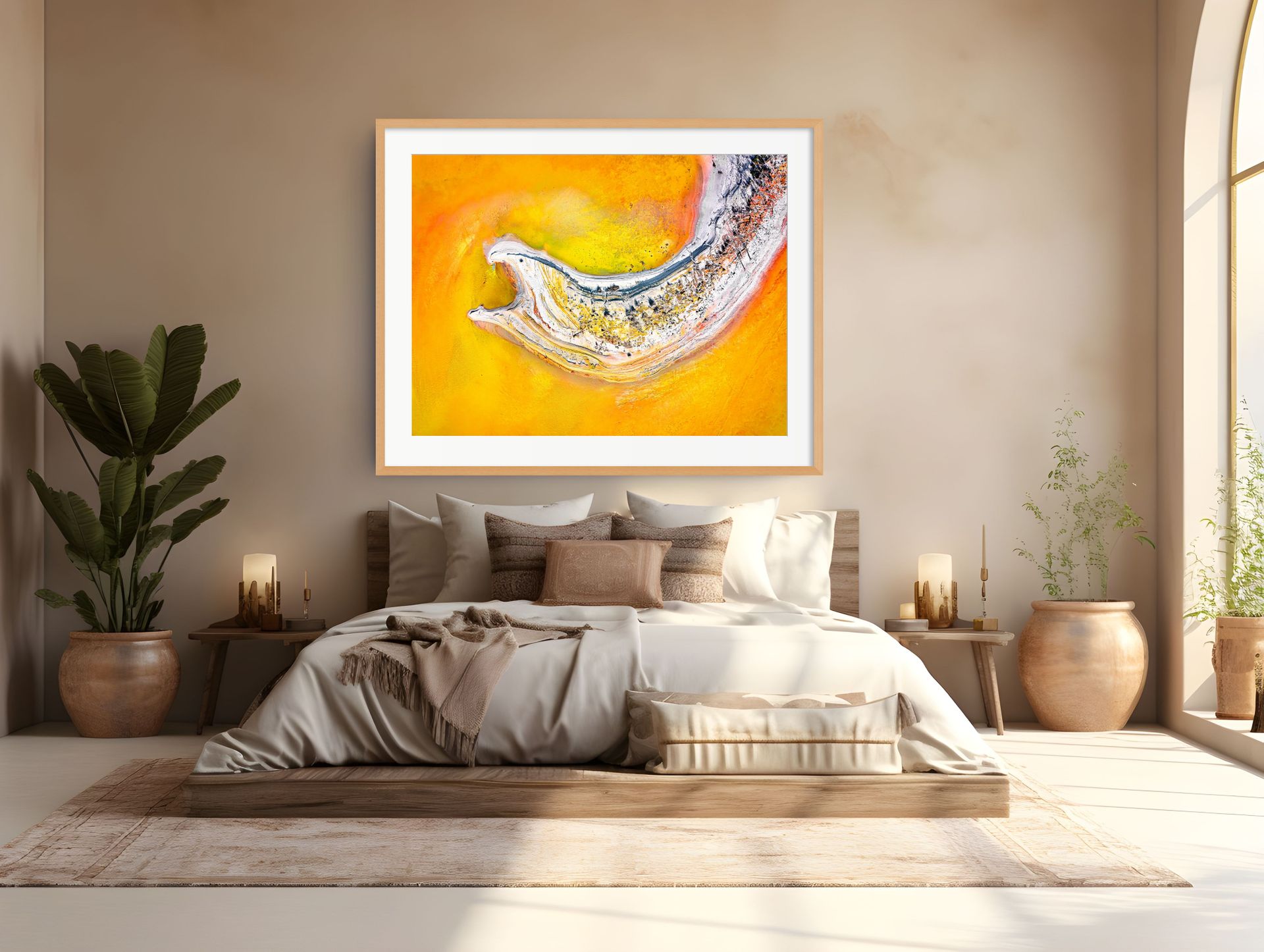 Golden Serpent in room